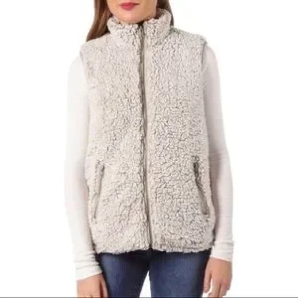 Sherpa Fleece Vest Outerwear